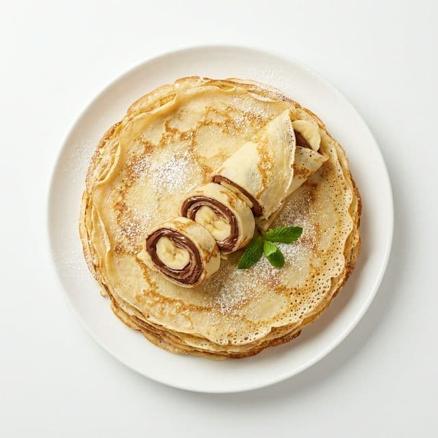 Palačinke sa Nutelom i bananom