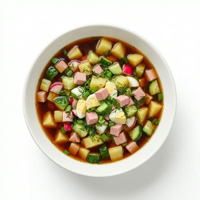 Окрошка на квасе