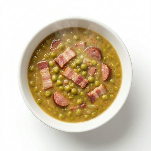 Суп гороховый с копченостями