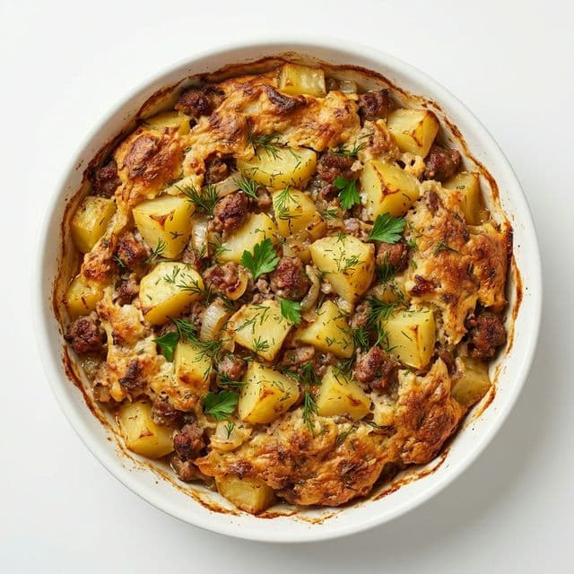 Запеканка картофельная с фаршем