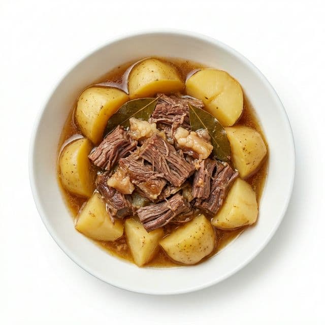 Картошка с тушенкой