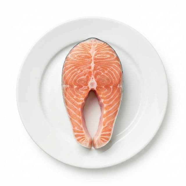Svež odrezak lososa