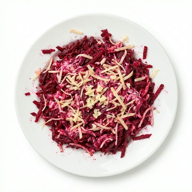 Свекольный салат с сыром